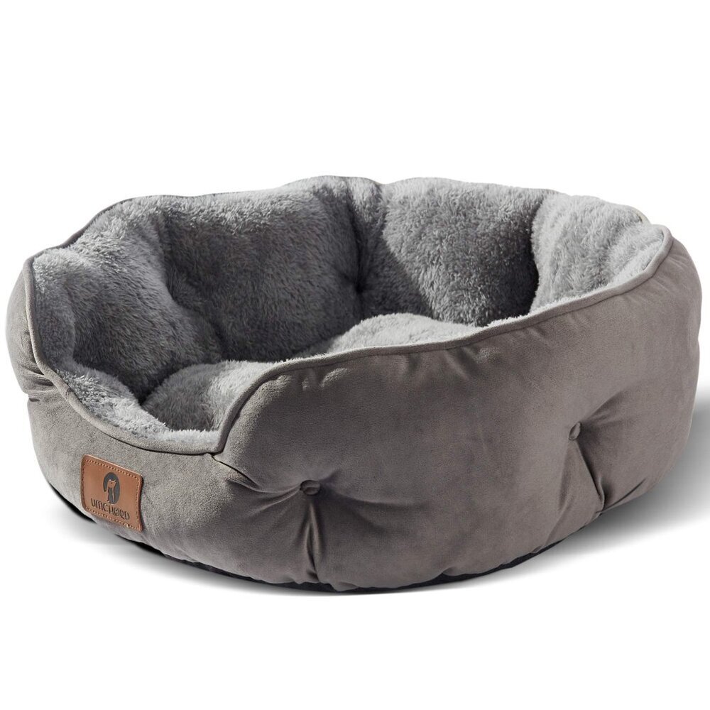 Extra Soft Pet Bed Machine Washable Anti-Slip Water-Resistant Round Cozy